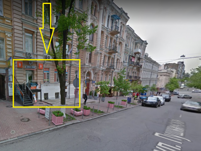 Аренда помещения в Центре 166 кв.м Фасад. ул. Пушкинская Київ
