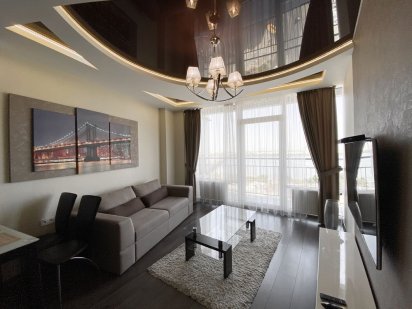 Люкс с джакуззи Мост Сити вид на реку, джакуззи Днепр