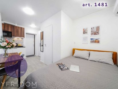 #1481 Подобова оренда квартира-студія, м. Чернігівська, Інститут Серця Київ