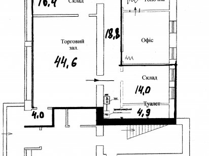 Здам приміщення в оренду Каменка