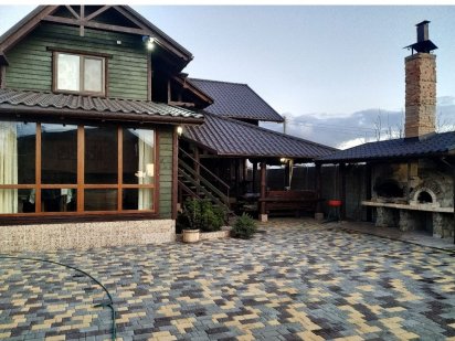 Дом под Черноморском. Банный дворик