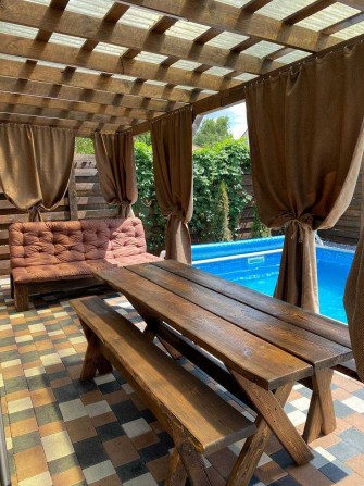 Аренда  дома, бассейн с подогревом, закрытая беседка, баня на дровах - фото 1