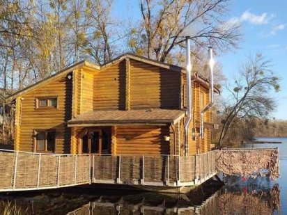 120 Дом сруб парная баня мангал рыбалка  центр Киева  Труханов остров