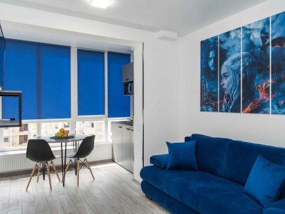 #P863 Подобова оренда квартира-студія, м. Нивки,  Nivki-Hall Киев