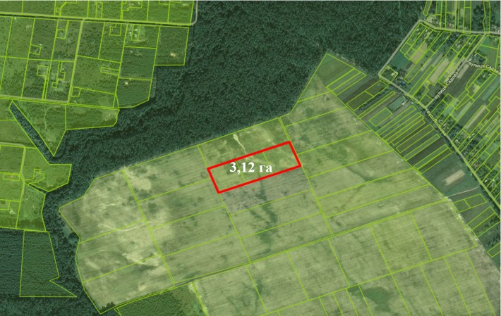 Продам земельну ділянку в Козичанка 3,12 га під забудову - фото 1