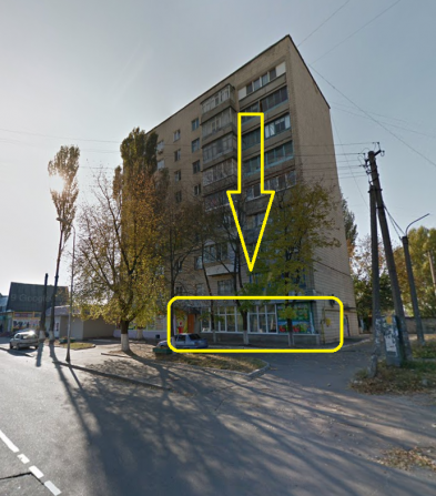 Оренда Фасадного приміщення 80 м2 у центрі м.Вишневе. Власник. - фото 1