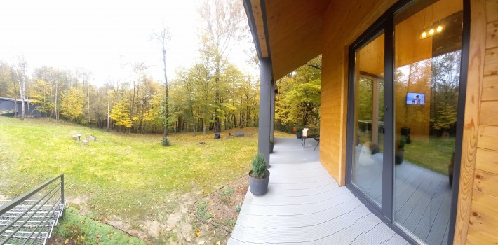 Лісовий ЕКО-будинок з Сауною на дровах подобово Брюховичі, відпочинку - фото 1