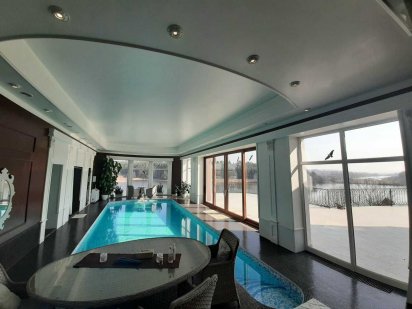 Дом 800 кв.VIP-уровня.На берегу озера.Теплый бассейн.Джакузи.Генератор Київ