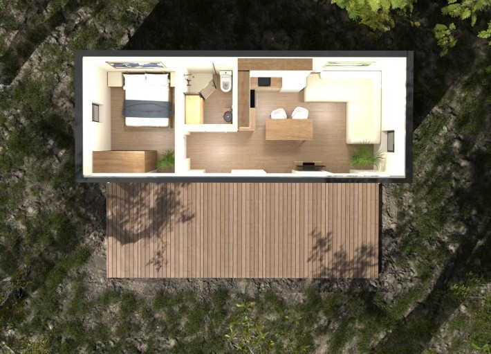 Дачний модульний будинок з дерева від виробника, дача - фото 1