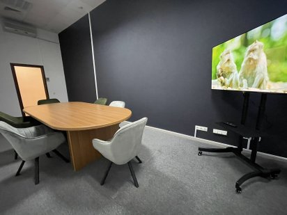 Акция! Переговорная комната, до 6 чел, почасово. Есть укрытие! Киев