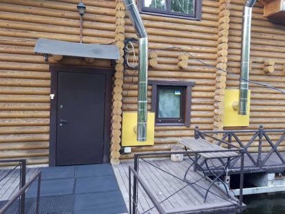 128  Аренда дом сруб парная баня у реки мангал Оболонь Київ