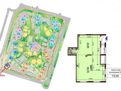 ЖК Варшавский Плюс. Фасад. Угол Щербакова и Алеся. 60м (116м) Київ