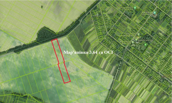 Продам земельну ділянку в Марянівка 3,64 га ОСГ - фото 1