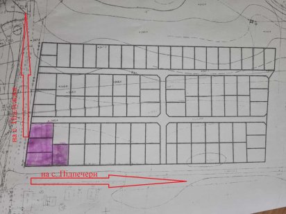 Фасадна земельна ділянка 0.32 Га.Угорники вул.Тополина-Підпечерівська Івано-Франківськ