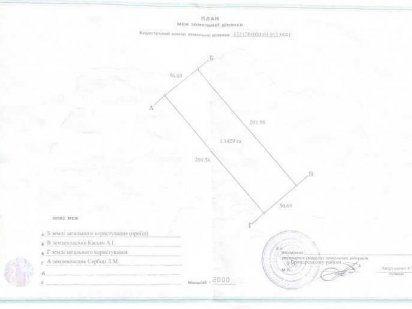 Продам пай 1,1429га по Генплану Промзона поряд траса P03 Бровари