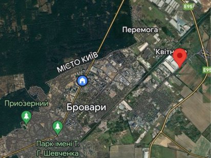 Продаж ділянки з комерційним призначенням у Броварах Бровары