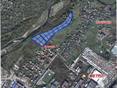 Продам земельну ділянку, Івано-Франківськ, Вовчинець, 6000 $/сот. Ивано-Франковск