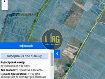 Без% 2080$ за сотку, продажа земли в Буче, рядом с Ворзель Буча