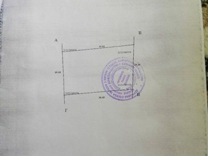 Земельна ділянка приватизована