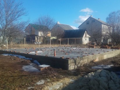 Участок с фундаментом, Рыбцы (Рибці) Полтава