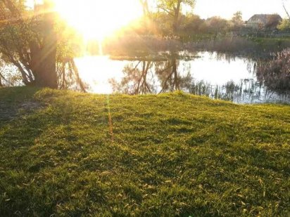 Участок на басах с фундаментом дома 8 соток Суми