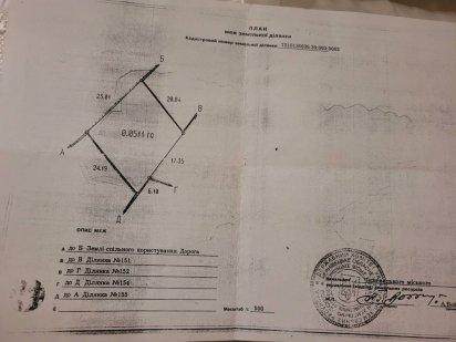 Земельна ділянка Кемпінг, вулиця Таджицька Чернівці