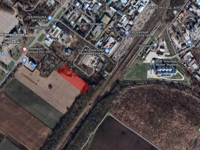 Продається ділянка в районі аеропорту Черкаси