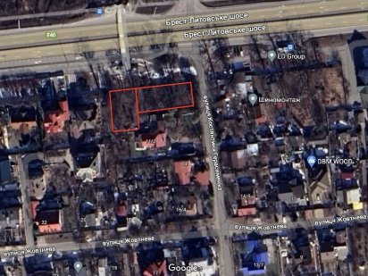 Земельна ділянка на Брест-Літовскому шосе Киев