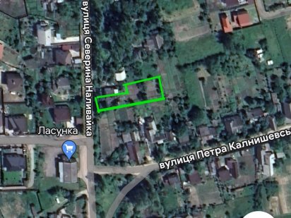 Ділянка 9 сот вул Наливайка Крошня Житомир