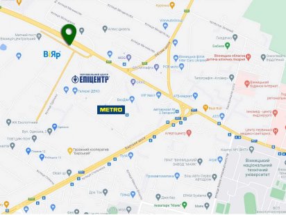 продаж ділянки комерційного призначення біля Єпіцентру
