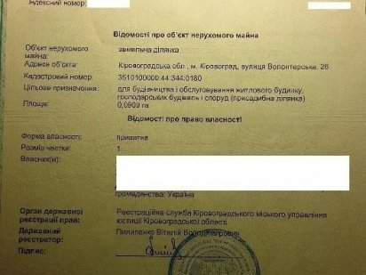 Земельна ділянка у Кропивницькому Кропивницький