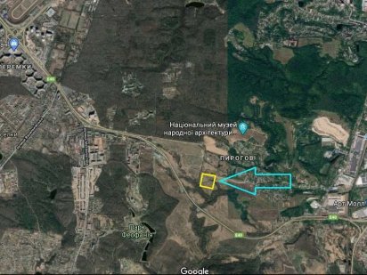 Пирогово - 5 га - Лес - под закрытый городок 48 участков с дорогами Киев