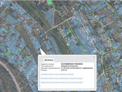 Земельный участок с/к "Приозерный" Днепр