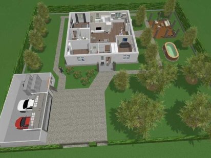 Ділянка 12 сотих із заготівлею під фундамент та проєктом будинку Дніпро