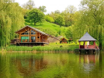 Аренда дома Дом у озера Сауна Отдых База отдыха Дача РИБАЛКА.. Киев