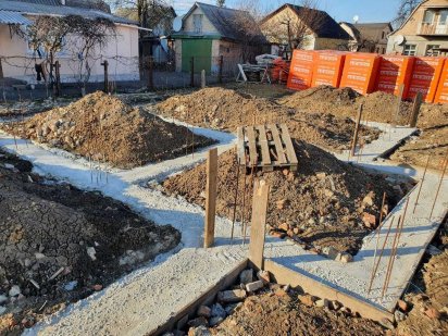 Ділянка 6 сот з фундаментом, будматеріалами та проектом, Зд селище