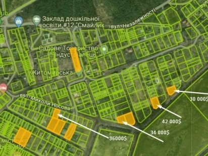 Продаж землі призначення будівництво Ірпінь