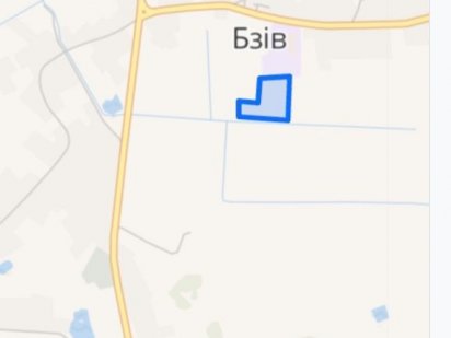 Продаж 3.798га  с.Бзів Бориспіль
