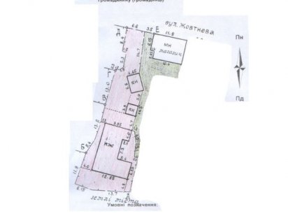 Продам земельну ділінку з будинком,  госп. будівлями, червона лінія. Кривий Ріг