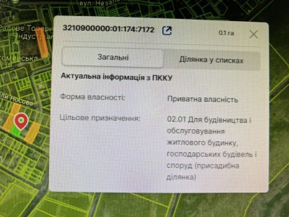 Продаж землі під забудову Ірпінь