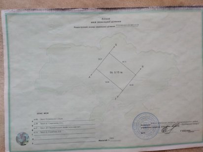 Продам земельну ділянку. Кременчук