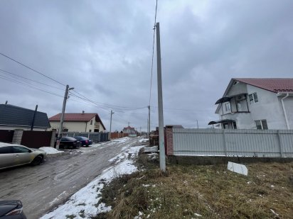 Ділянка в Гостомелі на Дніпровській вул. є всі комунікаціі.