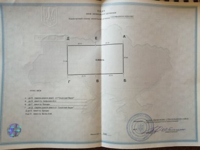 Дачный приватизированный участок Нікополь
