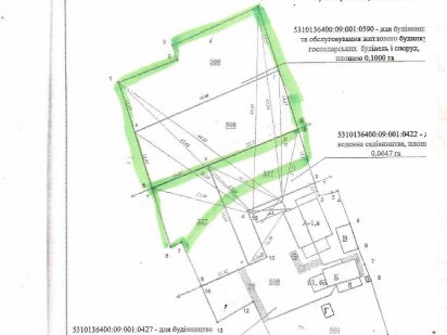 Продам земельну ділянку під будівництво в Рибцях Полтава