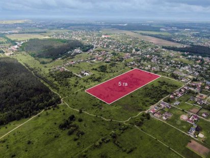 Рідкісна пропозиція Ділянка 5га для будівництва житла Готові документи Киев
