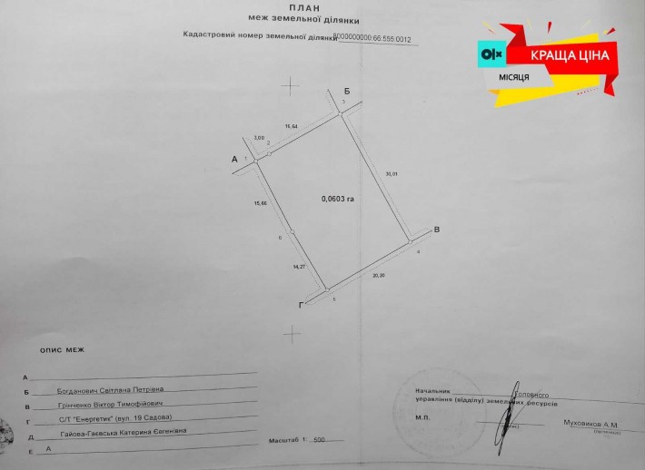 РУСАНІВСЬКІ САДИ Садова 19/45 ( Земельна ділянка) - фото 1