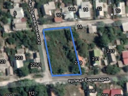 Участок  10 соток под строительство дома, земельна ділянка