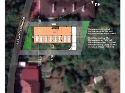 Продам фасадний участок 10 соток під забудову / 2 км від метро Киев