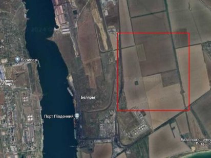 Участок возле порта Одесса