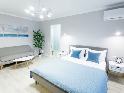 Scandinavian Blue  VIP апартаменти , пр. Лушпы, 5 навпротив ТРЦ Лавина Суми